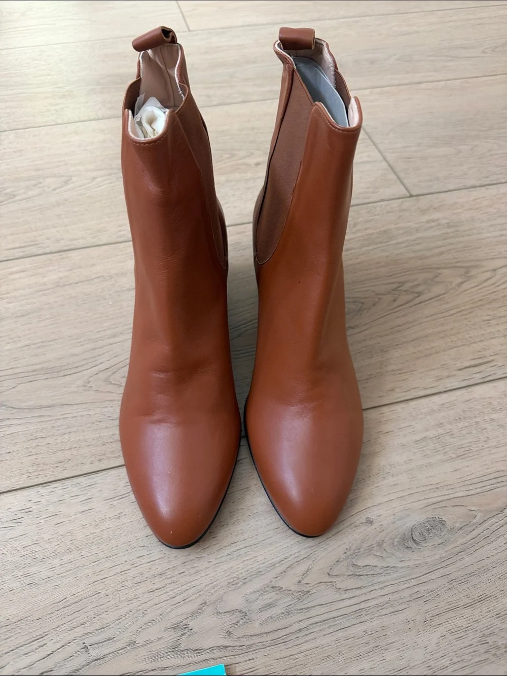 Classic Women’s Ankle Chelsea Boots in Cognac Brown